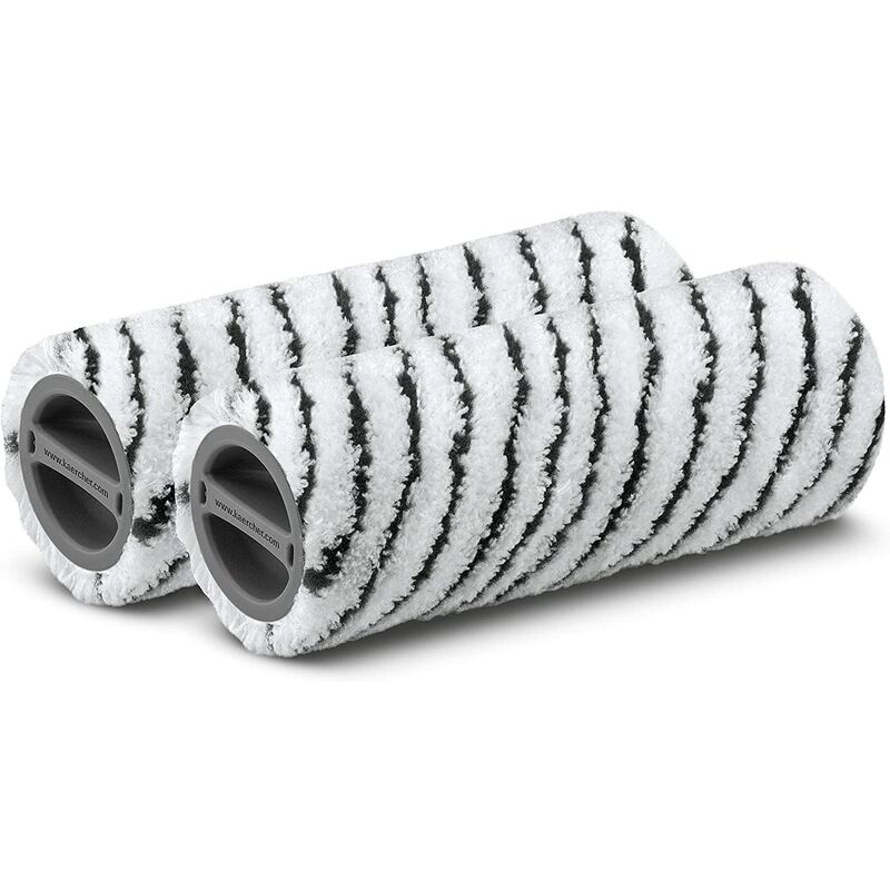 Rouleaux en pierre pour nettoyeur de sols durs Kärcher FC et EWM 2, microfibre lavable en machine 60 °C, lot de 2