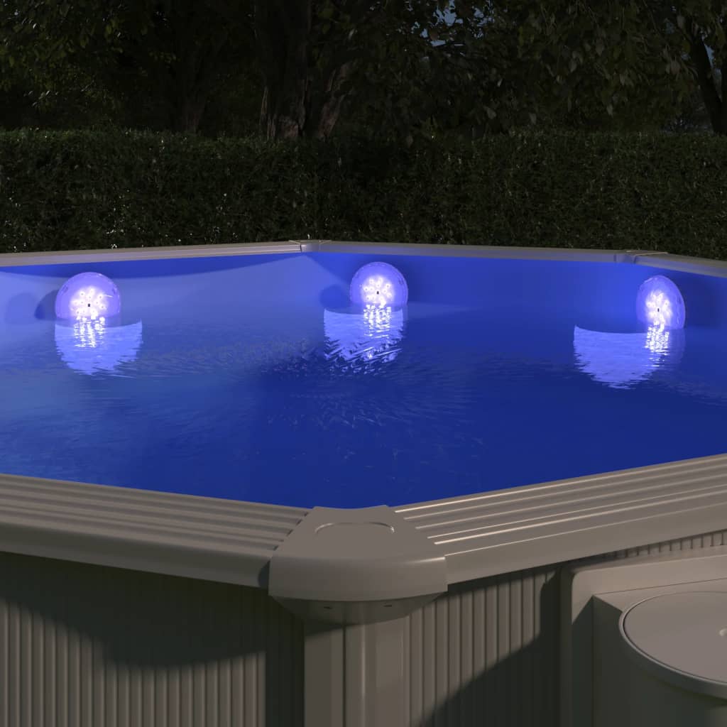 Unterwasser-led-poollampe Mit Fernbedienung Weiß Vidaxl