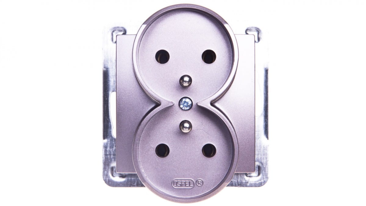 Ospel Silber Steckdose, Gp-2Yrz/M/23 - Bild 4