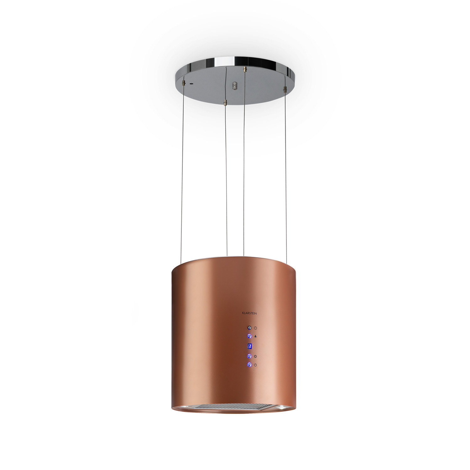 Klarstein Hanging Island Kitchen Cooker Hood, Island Cooker Hoods, Extractor Fan For Kitchens, Carbon Cooker Hood Filter, 5583m³/h Airflow Cooker