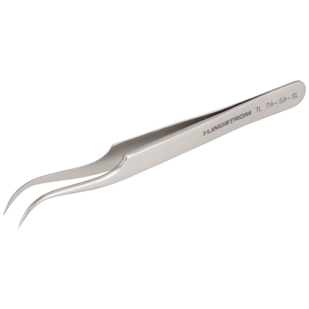 Bahco Lindström Tl 7A-Sa-Sl Präzisionspinzette 7 Spitz, Gebogen 120 Mm