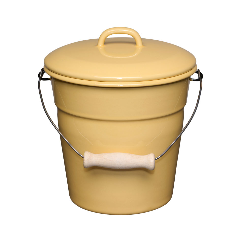 RIESS Cubo multiusos con tapa 20cm Sunshine amarillo