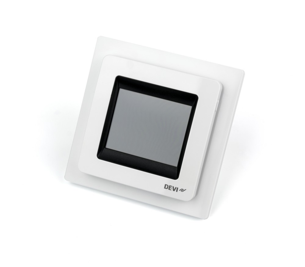 Danfoss Thermostat Devi Devireg Touch 16 A, 220-240 V, Weiß