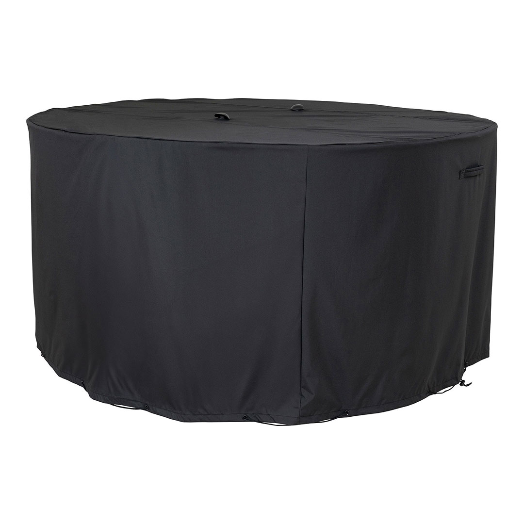 House Nordic Schwarz Luxus-Tischabdeckung Für Runden Tisch 180 Cm, 210 G/M² 600D Polyester, Wasserabweisend, - Bild 5