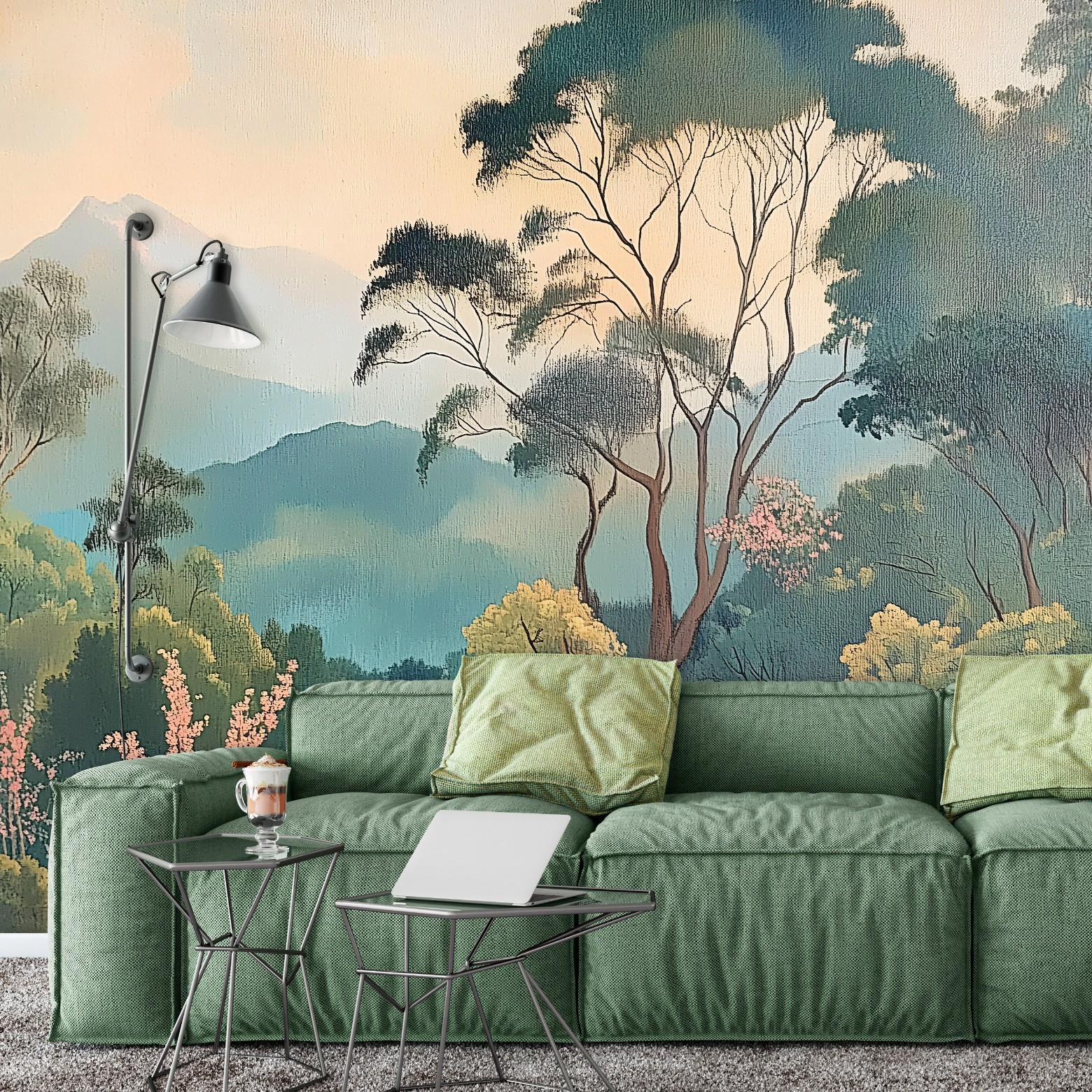Wallarena Vlies Fototapete Landschaft 200x140 Cm, Tapeten, Für Wohn Und Schlafzimmer, Vliestapete Wandtapete Tapete 3d Effekt- Inkl. Kleister - Berge Gebirge