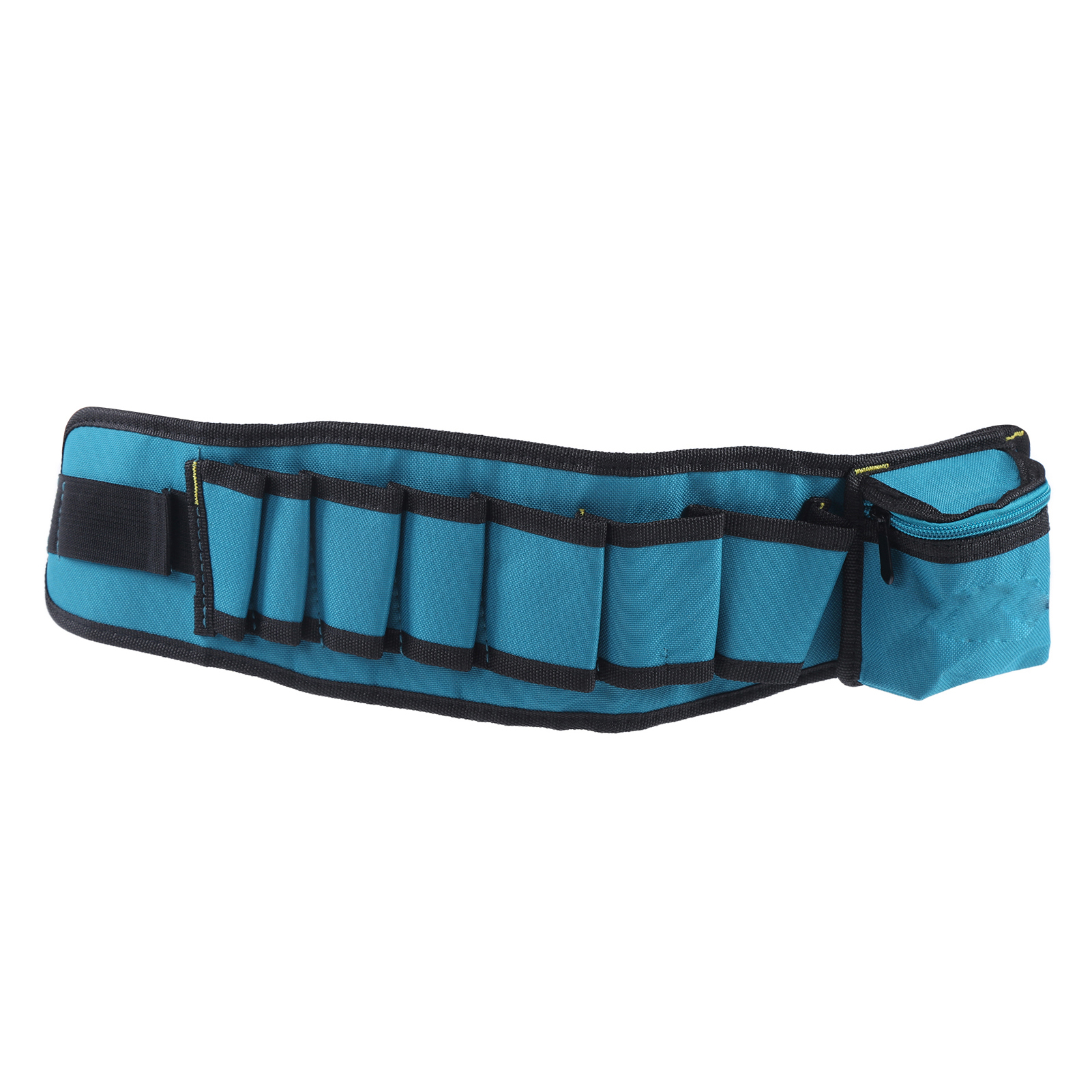 Sacoche de ceinture pour outils en tissu Oxford 600D vert, poches multiples, sangle réglable