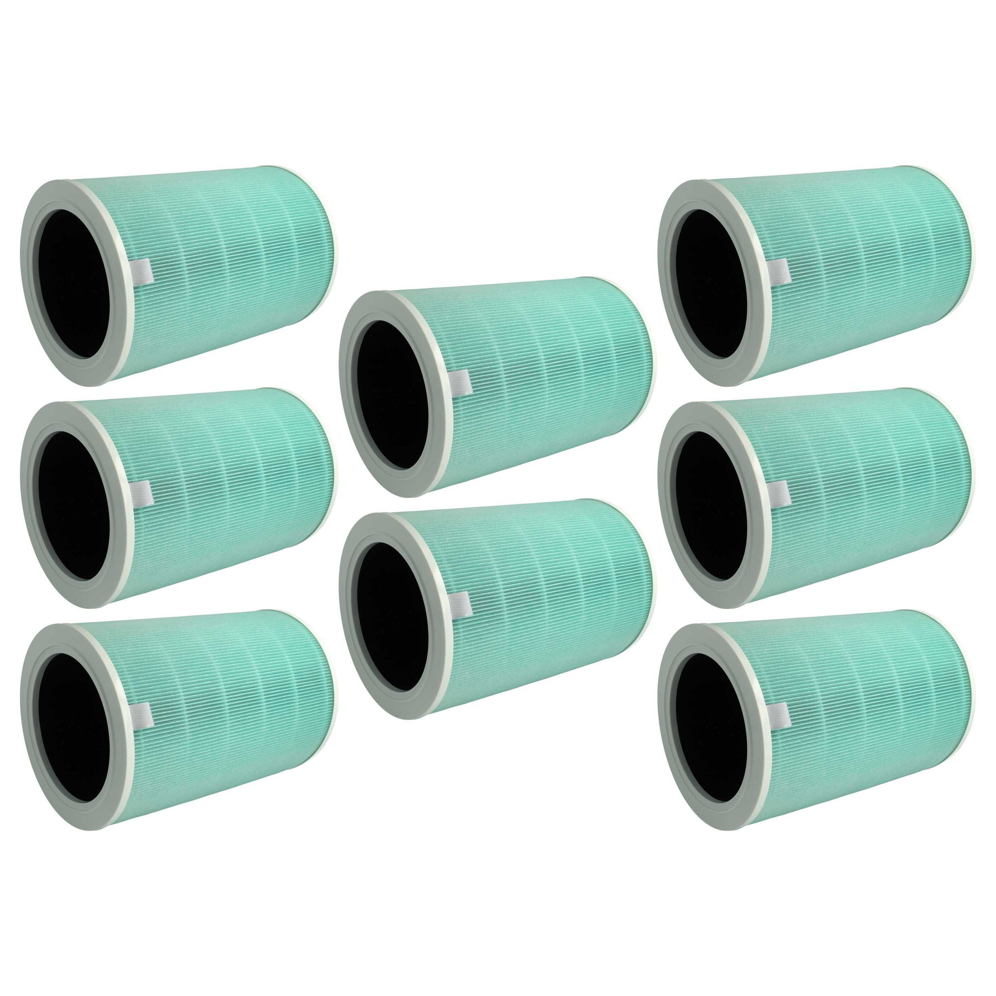 8x Hepa Filter Ersatz Für Xiaomi M6r-flp Für Luftreiniger - Ersatz-filter Mit Integriertem Aktivkohle-filter - Vhbw