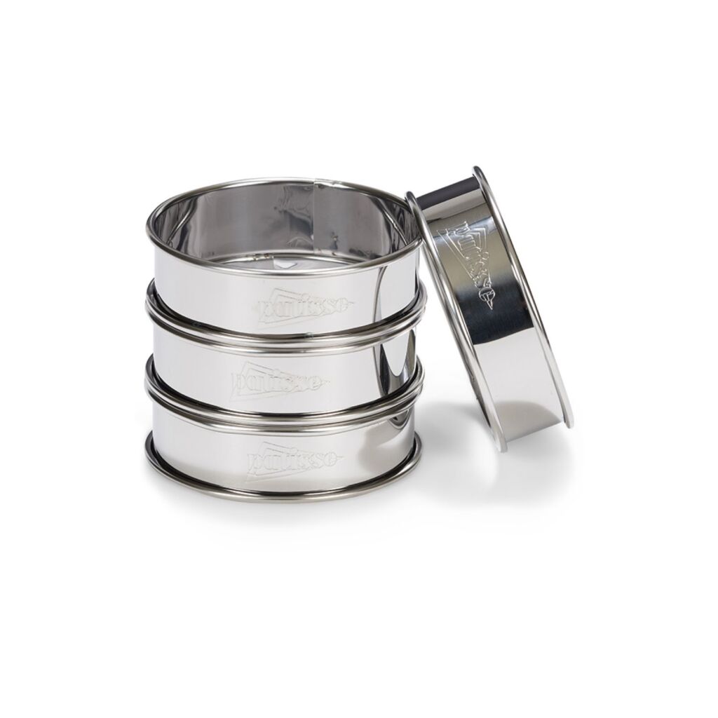 Patisse Flan-Ringe 8 cm Edelstahl silber, 4-tlg. - Image 2