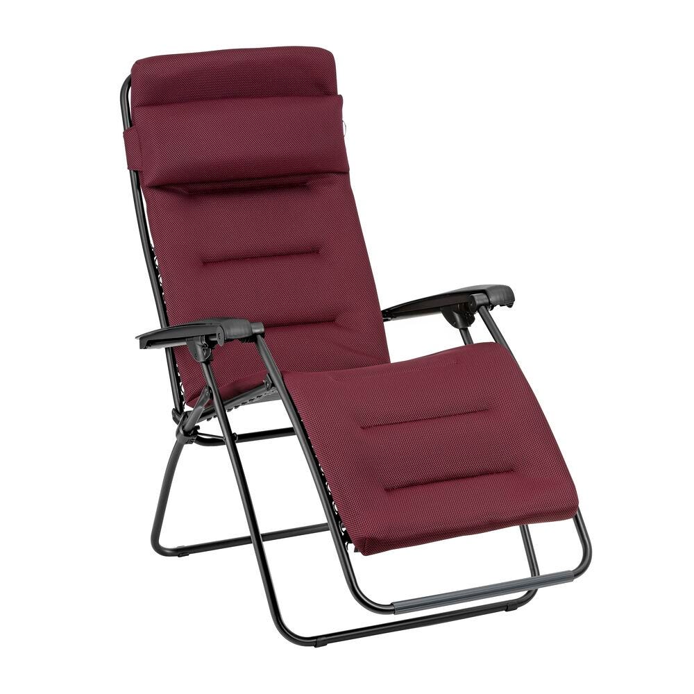 Lafuma Mobilier - Fauteuil Relax Jardin - Chaise Longue Matelassé Zéro