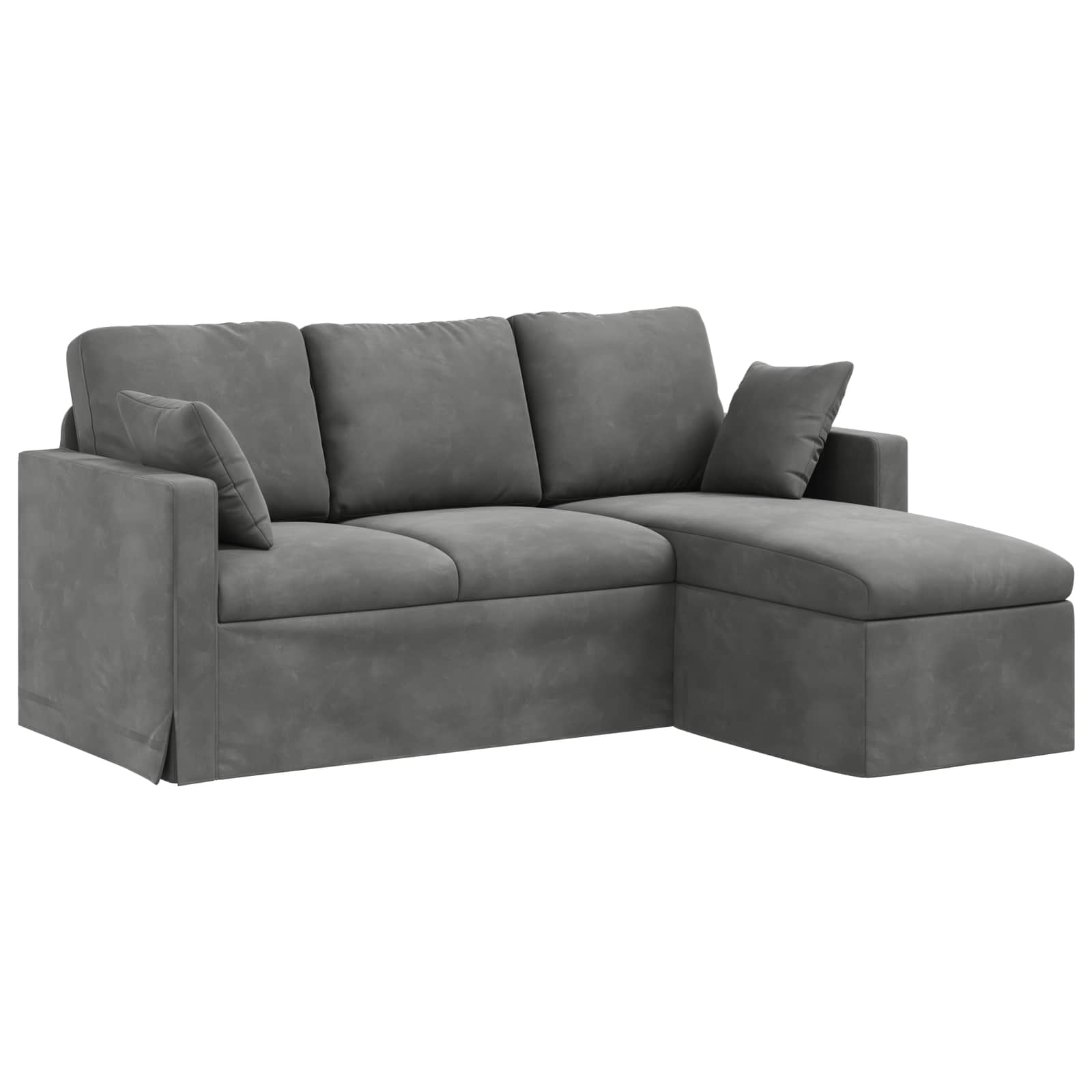 Sofa Dunkelgrau 178 X 134 X 80 Cm Samt Vidaxl