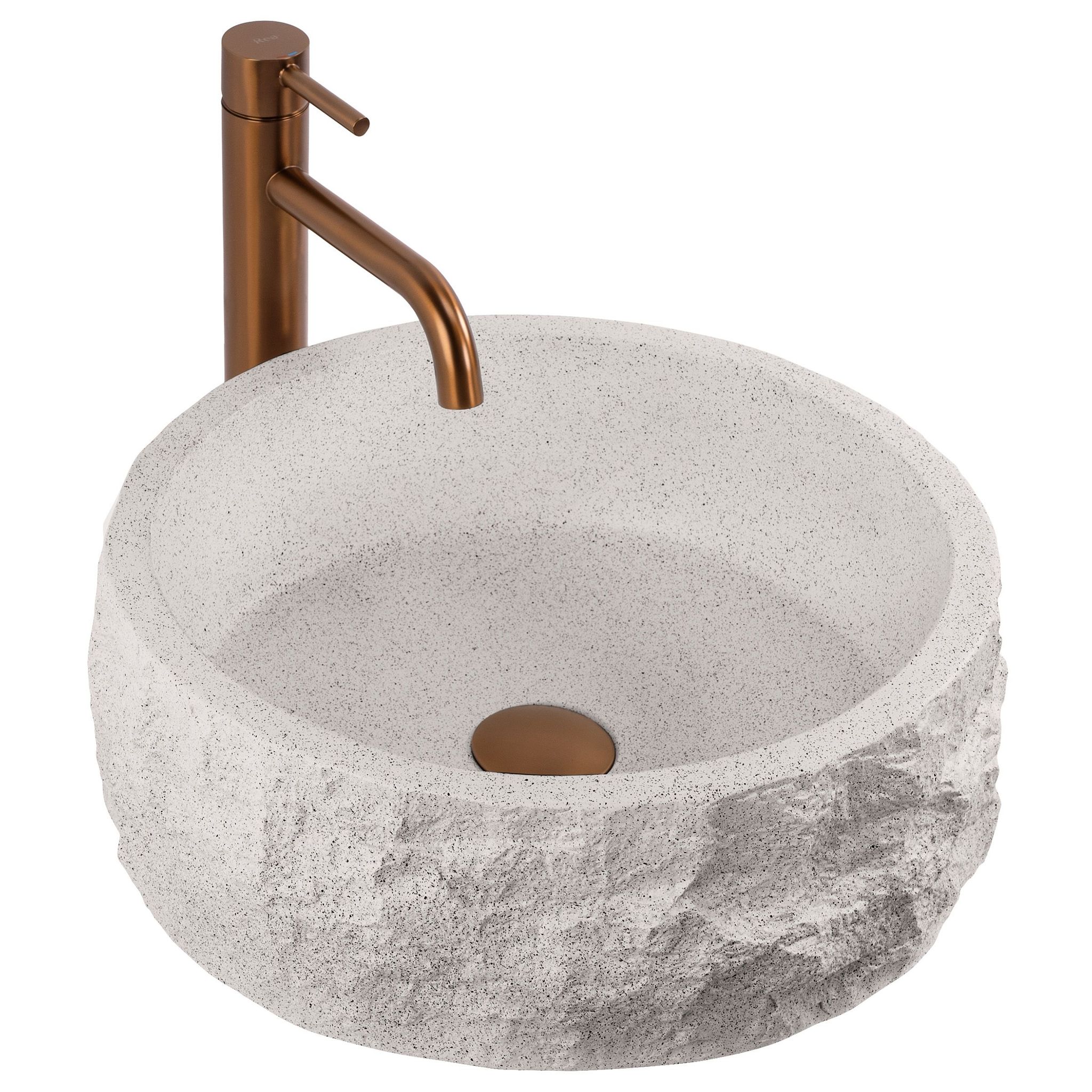 Aufsatzwaschbecken Rea Alice Moon Beige