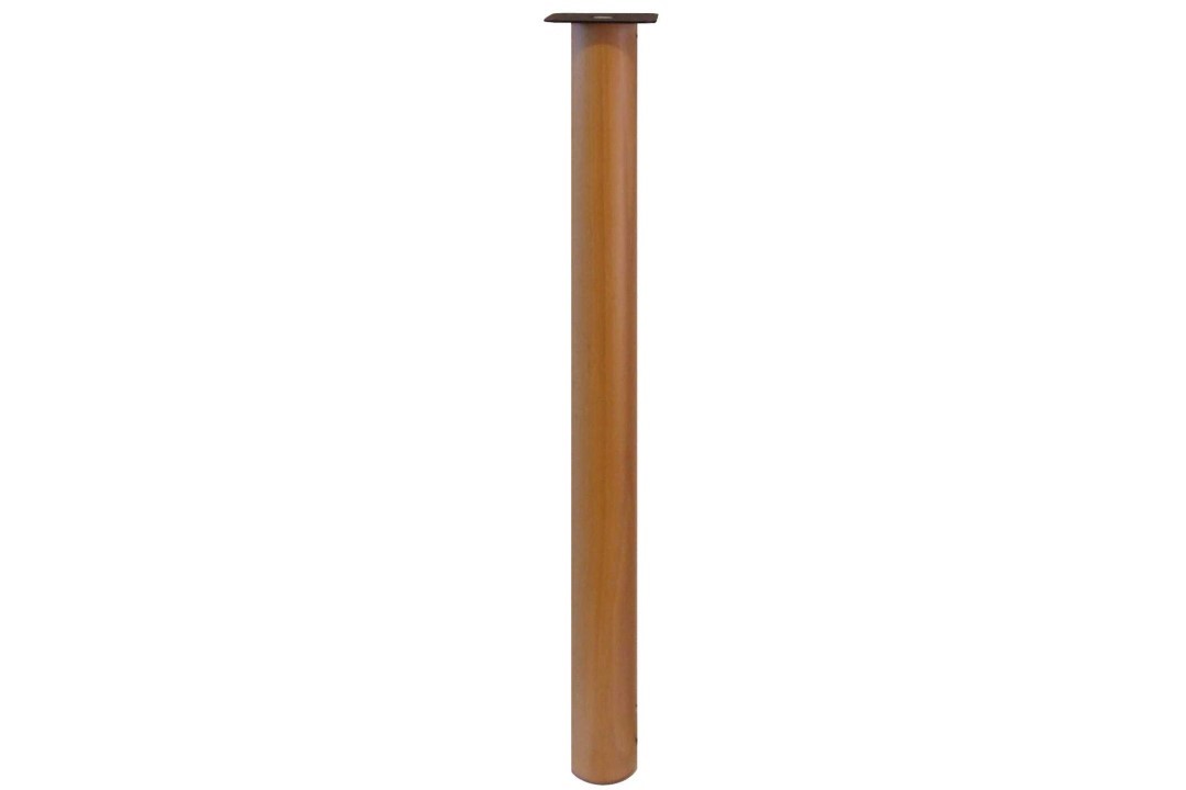 Mobila 1 Gamba In Legno Tonda H750diametro 62 In Noce