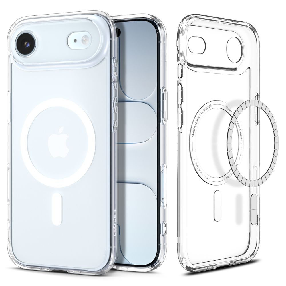 Spigen Weiß Magsafe Hülle Für Apple Iphone 17 Air, Ultra Hybrid, Transparent Acs10313 - Bild 4