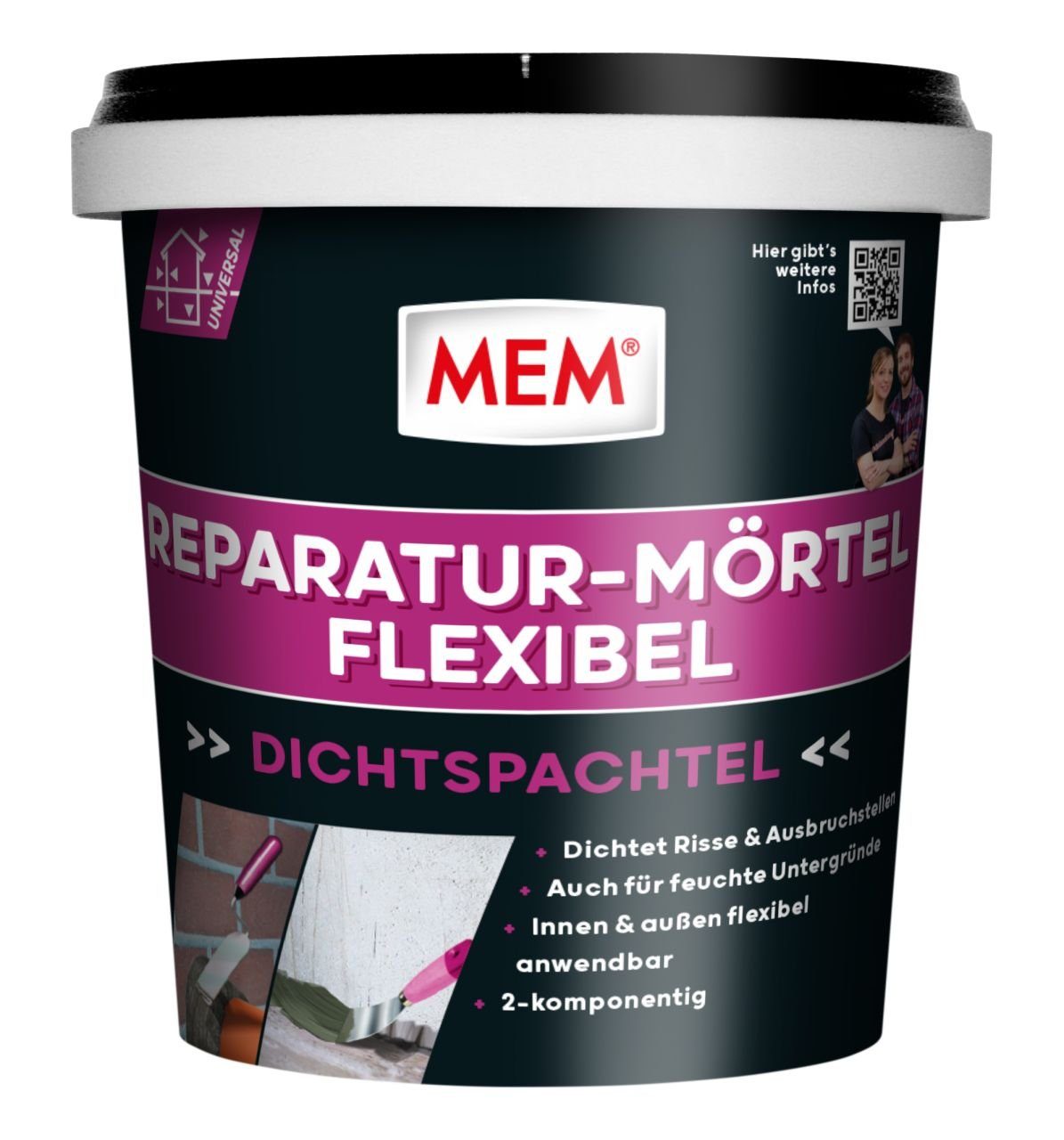 Mem - Reparatur-mörtel Flexibel, 1 Kg