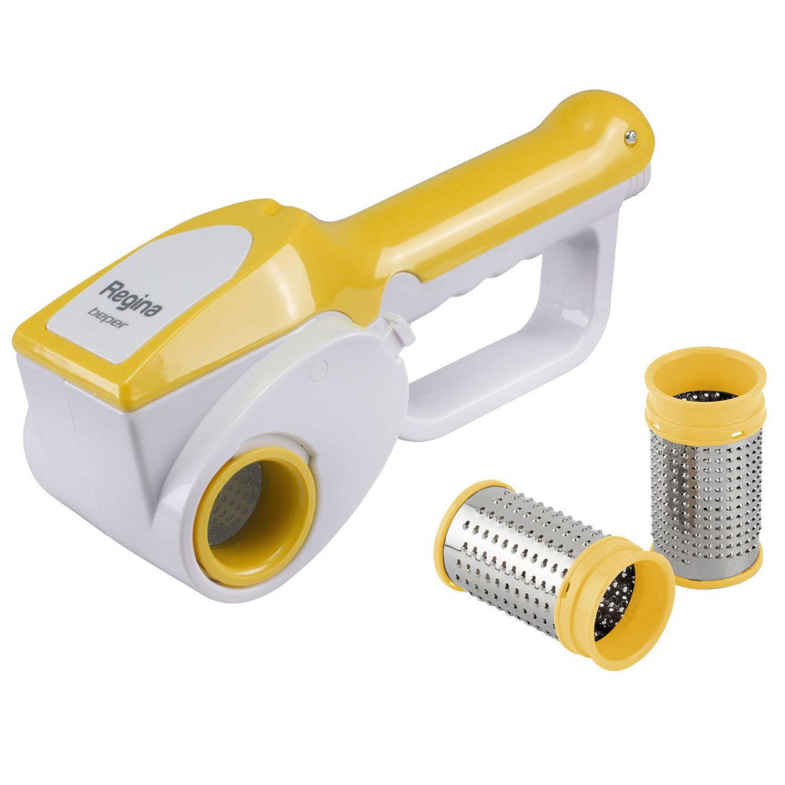 Beper 90.071, Elektrische Reibe, Weiß, Gelb, Akku, 265 mm, 115 mm, 130 mm - Bild 2