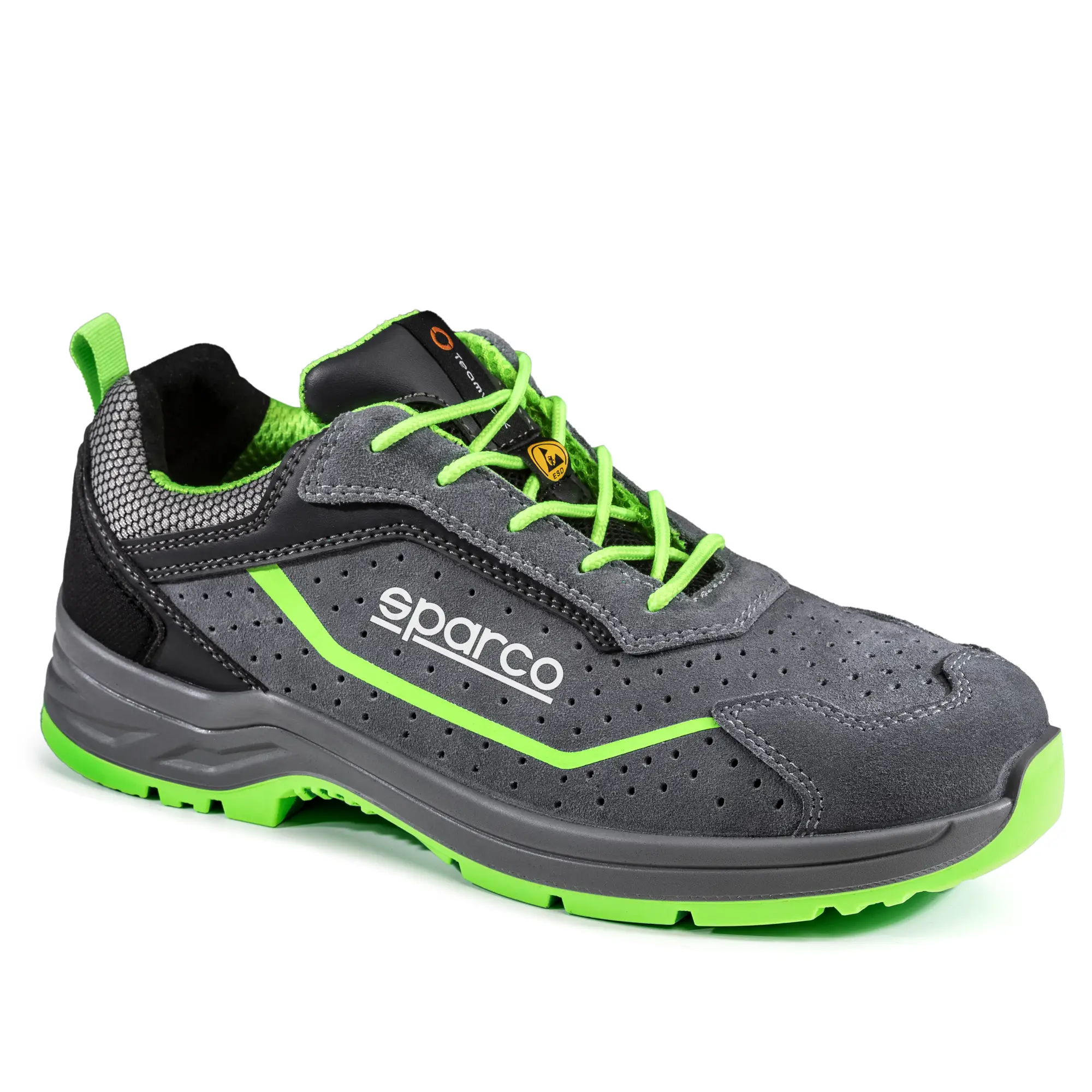 Marca Sparco 07538grvf Indy Felix Esd S1ps Sr Sicherheitsschuhe Schwarz Grün 38