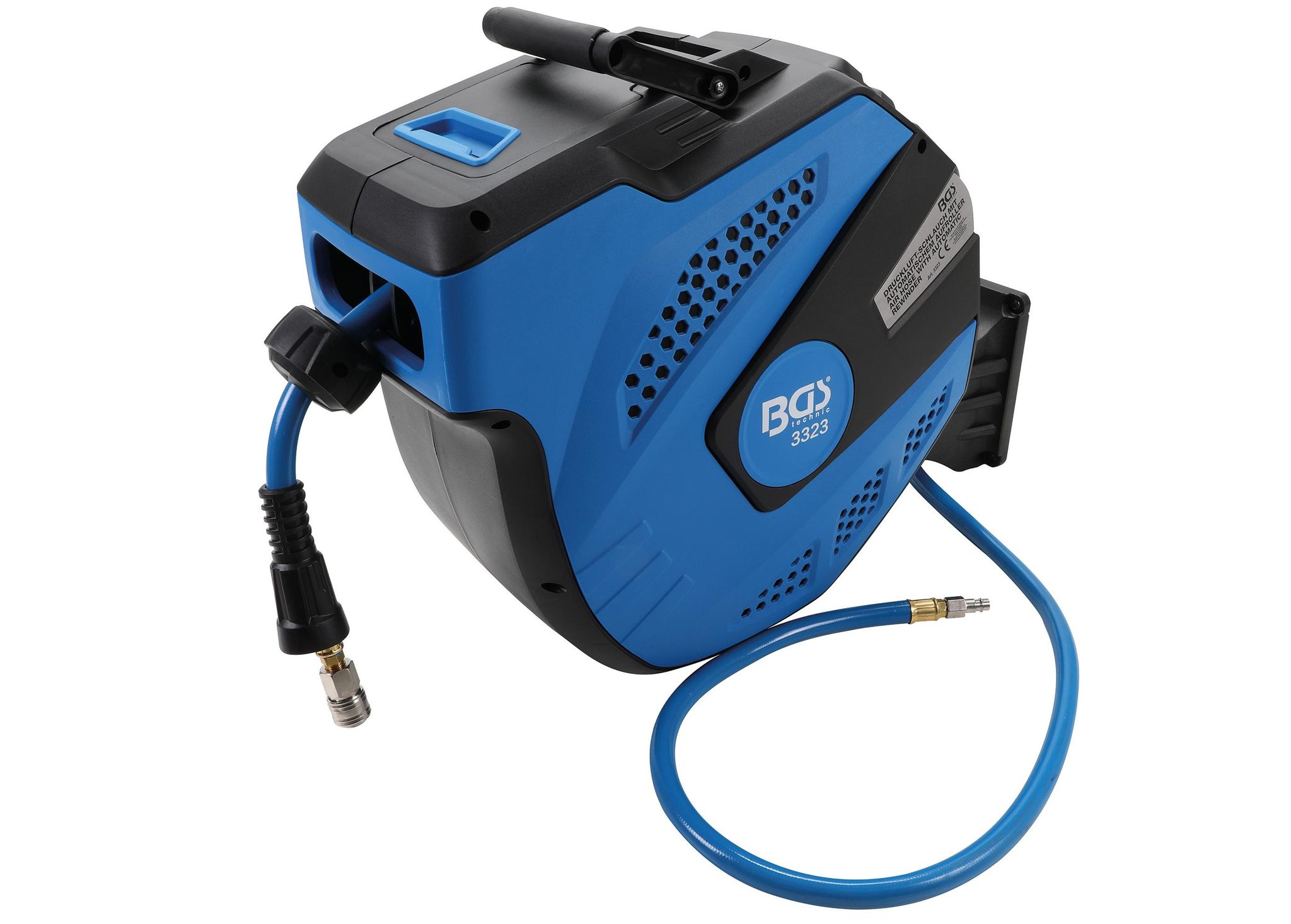 Bgs Technic - Tubo Dell'aria Compressa Con Avvolgitubo Automatico 12 M BGS TECHNIC