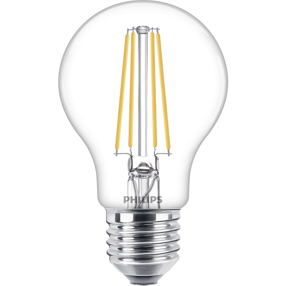 Philips Licht/Silber Led 77777700 Led Eek E (A - G) E27 7 W = 60 W Warmweiß (Ø X L) 6 Cm X 10.4 Cm 3 St.