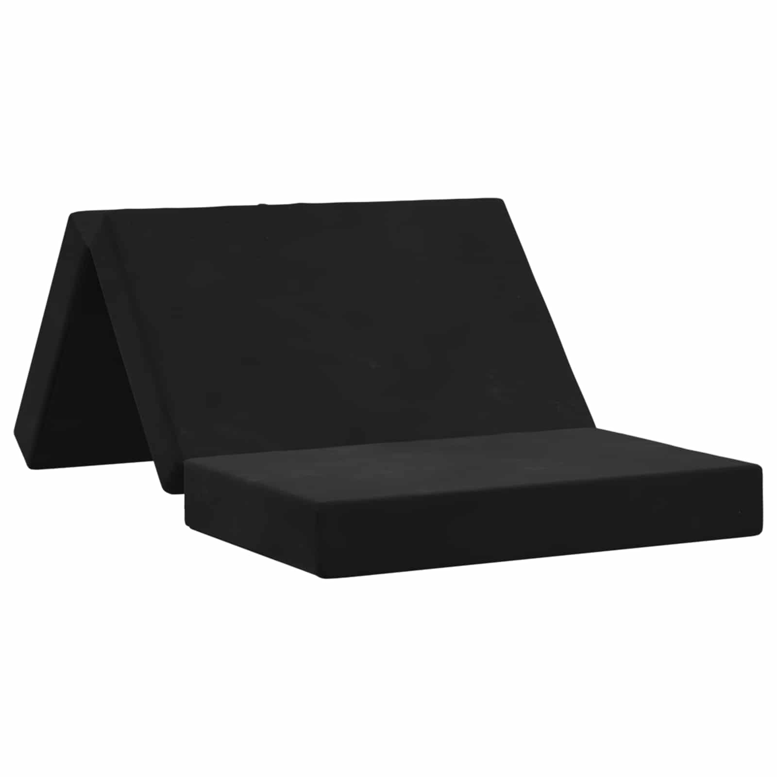 Divano Letto Pieghevole 100 X 67 X 45 Cm Nero Vidaxl