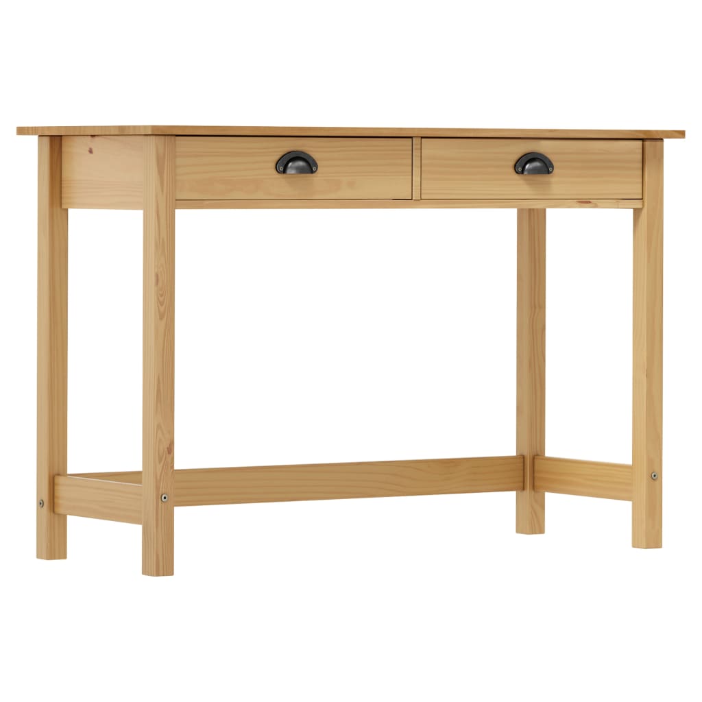 Table Console Hill Range Avec 2 Tiroirs 110x45x74 Cm Pin Solide