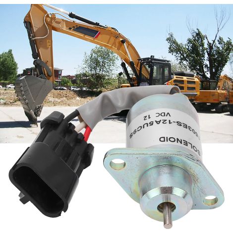 Électrovanne de coupure de flamme 1503ES-12A5UC9S, 12 V CC, compatible avec Yanmar et Kubota SA-4561-T 25-15230-01 (1/5)