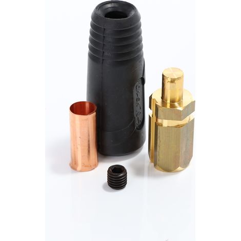 Schweißkabel-Stecker, schwarz (1/2)