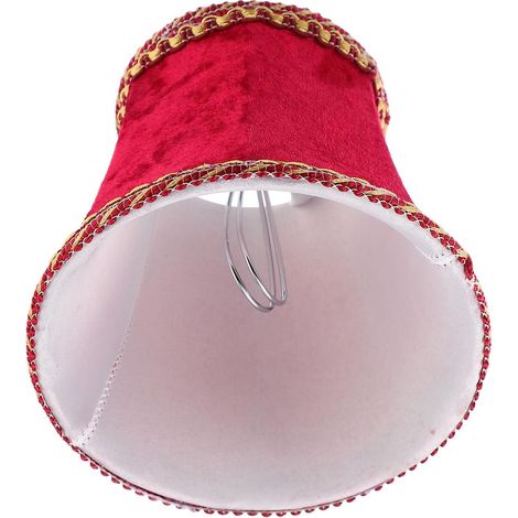 Simple Style Indoor Lampshade in Fabric and Red Iron Protects Eyes and Softens Light, Accessory for Home Decor (1/5)