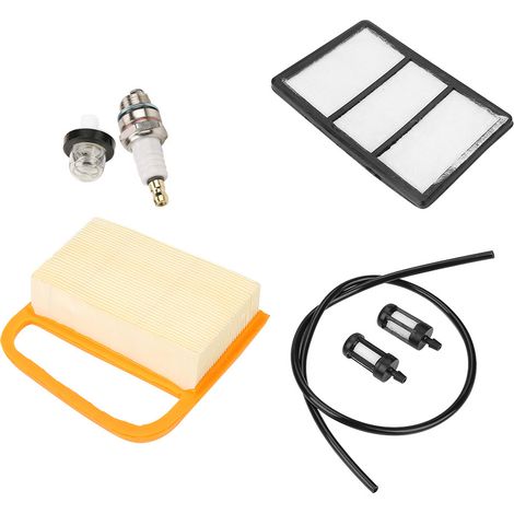 Service-Kit inklusive Luftfilter, Kraftstofffilter, Saugpumpe und Anschluss für Stihl TS410 TS420 Trennschleifer (1/5)
