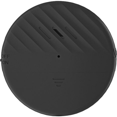 Alarme antivol pour portes et fenêtres, noire, 125 décibels, sensibilité réglable, avec voyant LED, adaptée à la sécurité domestique (1/5)