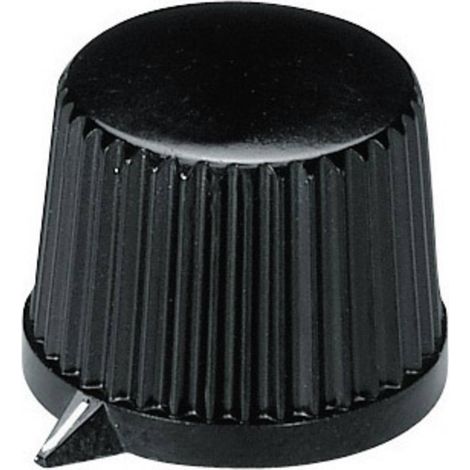 OKW A1313560 Manopola rotativa Nero (Ø x A) 20 mm x 15.4 mm 1 pz. (1/2)