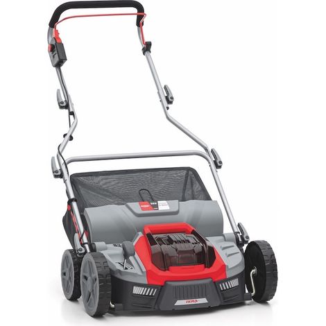 IKRA Scarificateur-aérateur sans fil IBSR36 - sans batterie ni chargeur - bac 45L - coupe 36cm - compatible batterie  Bosch OneForAll 36V