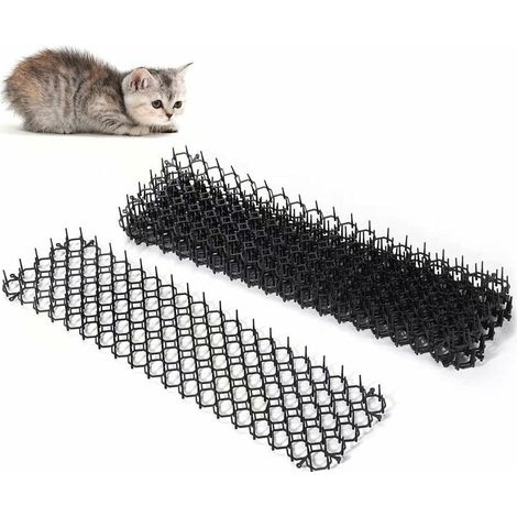 Tapis répulsif anti-chat 45x33 cm – Pointes pour dissuasion animaux – Flexible et doux – Installation facile dans le jardin (1/5)