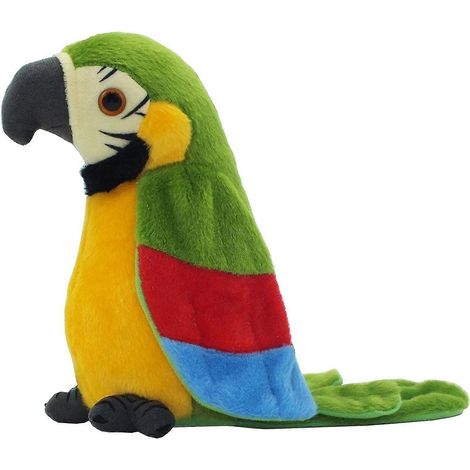 Perroquet parlant amélioré qui répète ce que vous dites, peluche animal, perroquet électronique, jouet en peluche (1/5)