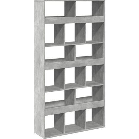 Maison Exclusive - Bücherregal Betongrau 100x33x187,5 cm Holzwerk