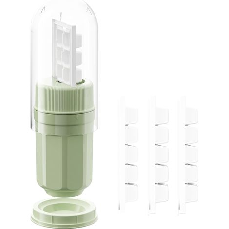 Rotierender Eiswürfelbereiter - Ein rotierender Eiswürfelbereiter mit Staubschutzhaube, 3 Schalen produzieren 30 Eiswürfel, die in 0,1 Sekunden entnommen werden können, geeignet für Whisky und Cocktai