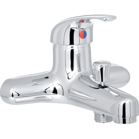 Mitigeur de baignoire – Entraxe variable 55 à 155mm – Inverseur automatique – Antipollution NF EN 14506 et NF EN 1717 – Isidra (1/3)