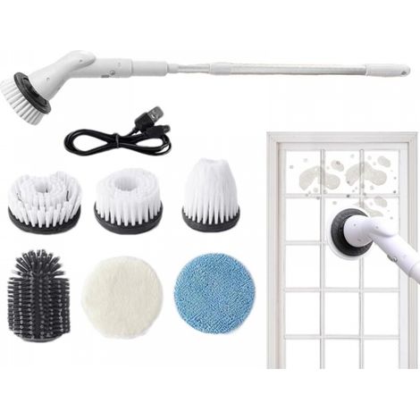 Brosse de nettoyage de baignoire électrique sans fil et étanche 1200 mAh (1/5)