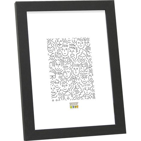 Deknudt Frames S44CF2-20.0X30.0 - Portafoto Basic in Legno e MDF, 33,5 x 23,5 x 1,33 cm, Colore: Nero (1/4)