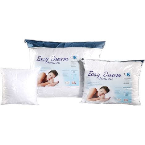 Antiallergisches Kissen 40x40 Easy Dream Antistress 0,25 kg weiß mit AMW-Kohlefaser
