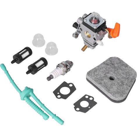 10 Raccords de carburateur : Filtres à carburant de carburateur en aluminium moulé sous pression pour tondeuses à gazon STIHL (1/5)
