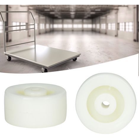 10 Stück 2-Zoll-Nylonräder, runde Nylonräder, Lenkräder, maximale Tragfähigkeit 20 kg (1/5)
