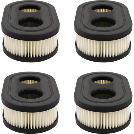 Allecto Plus - Set de 4 filtres à air pour tondeuse à gazon - Filtre moteur pour tondeuse à gazon - Kit de remplacement pour pièces endommagées avec les mots-clés tondeuse à gazon et filtre. (1/5)