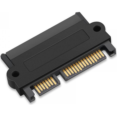 1 Adaptateur SFF-8482 vers SATA, interface 5 Gbit/s, boîtier PVC, pour disque dur et carte mère (1/5)