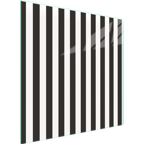 GLASSCHUTZPLATTE FÜR HERD 50x52 STREIFEN (1/5)