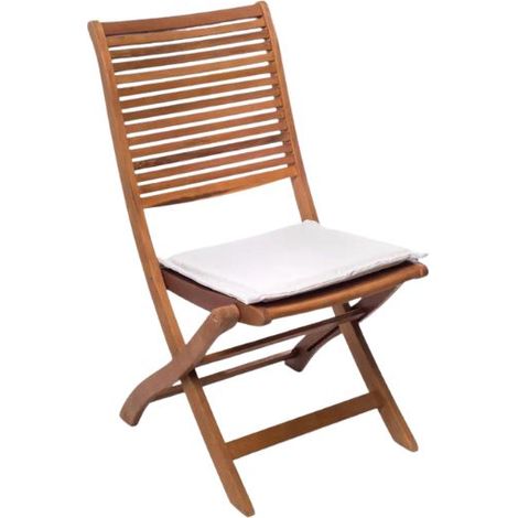 Cuscino per sedie da esterno crema