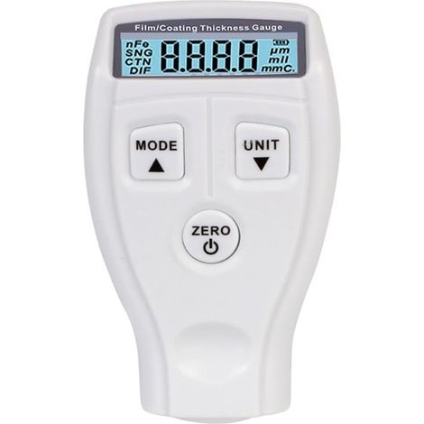 Misuratore di spessore del rivestimento della vernice per auto, Tester dello spessore della vernice per auto, Misuratore di spessore del rivestimento digitale portatile per auto (Bianco) (1/4)