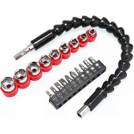 Ensemble de 20 embouts de raccordement pour perceuse électrique - Accessoire multifonctionnel (1/2)