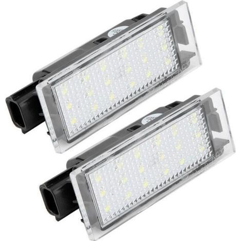 BOYOU LED License Plate Light 2pcs for Renault/Twingo/Clio/Megane/Lagane (1/4)