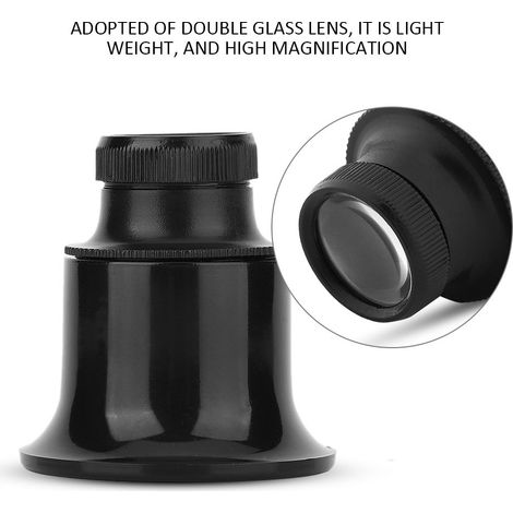 High-quality spare parts for watches, tools for watch repair, repair magnifying glasses, watch eyepieces, 20x plastic eyepieces.--DTEKGAZ
