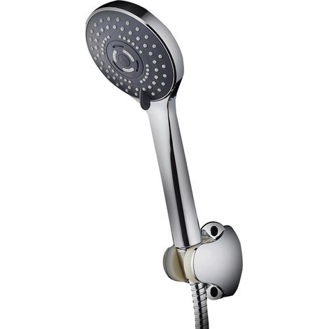 Pommeau de douche multifonction réglable, haute pression, grand débit, pour salle de bains (1/5)